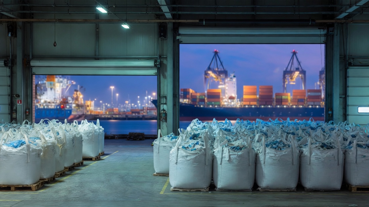 Export warehouse and port shipment